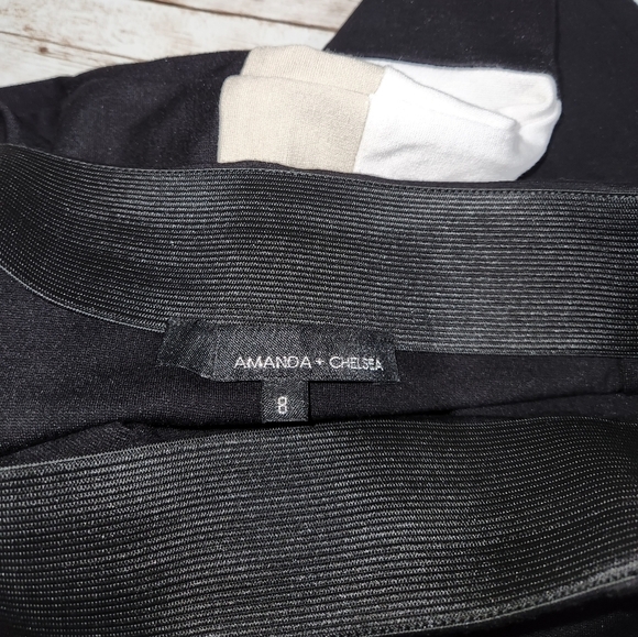 AMANDA & chelsea colorblock pencil skirt womens size 8 NWT - Picture 9 of 10